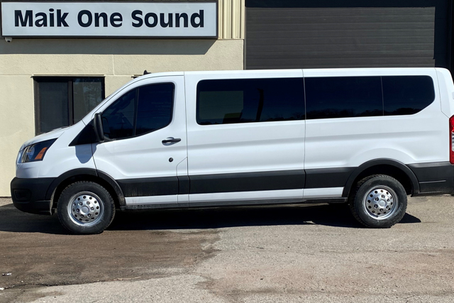 2025 Ford Transit 350 with advanced thermal rejection tint
